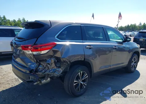 2019 Toyota Highlander Le z USA, uszkodzony, nr VIN 5TDZZRFH2KS308608